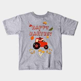 Thanksgiving Thankful Family Outfit Kids T-Shirt